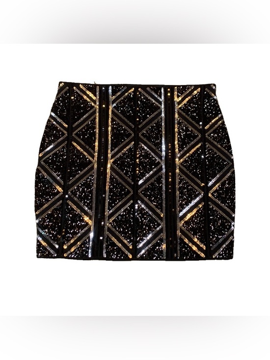 Express Dresses & Skirts - Express Black Sequined Mini Skirt Size M NWOT